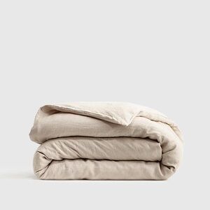 Quince Linen Waffle Duvet Cover Twin